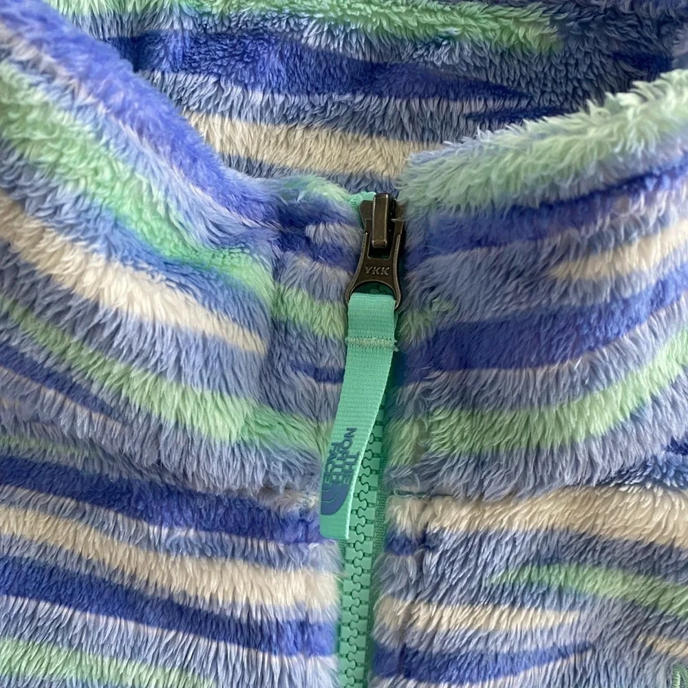 The North Face Osolita Jacket Grapemist Blue Wavy Stripe Size Large 14-16